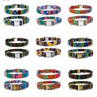 Wholesale puppy Collars Puppy Nameplate Adjustable ID Collars Pets Accessories Designs High Quality Fasion Leashes Free shipment LLS47