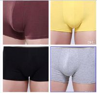 Wholesale Men s Boxers Cotton Breathable Boxer Shorts Underpants Tight Waist Underpants Brand Mens Boxers Underwears Male Gay Boxer Brief Short