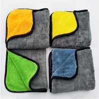Wholesale Car Care Polishing Wash Towels Plush Microfiber Washing Drying Towel Strong Thick Plush Polyester Fiber Car Cleaning Cloth WQ321