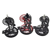 Wholesale Bike Derailleur Guide Pulley Carbon Fibre Alloy T T Ceramic Bearing MTB Road Bicycle Rear Transmission Wheel For SHIMANO SRAM