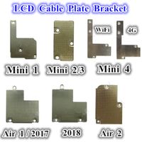 Wholesale 1Pcs LCD Flex Cable Plate Metal Bracket Holder For iPad Air mini LCD Cable Plate Replacement Parts