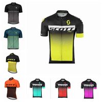 Wholesale 2019 SCOTT Cycling Clothing Short Sleeve Cycling Jersey Bike Mountain Racing clothes Mtb Maillot Ropa Ciclismo Hombre Bike shirt K071602