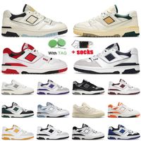 Wholesale Fashion Women Men B550 Casual Shoes BB550 Aime Leon Dore Green Yellow Rich Paul Grey Red Sea Salt Black Syracuse Trainers With Socks Designer Running Sneakers