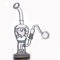 Wholesale Top quality Glass beaker bongs classics design Fab Egg honeycomb cage percolator dab rigs bong water pipe with mm glass oil burner pipe