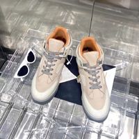 Wholesale Color Matching Design Cow Leather Couple Casual Shoes Top Quality Wedge Heels Lace Up Unisex Sneakers Size