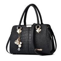 Wholesale HBP Totes Handbags Purses High Quality Soft Leather Ladies Corssbody HandBag Purse For Women Shoulder Bag Black