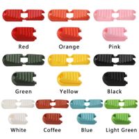 Wholesale 20 Mixed Colors Plastic Cord Ends Clip Zipper Puller Paracord Cord Tether Tip Lock For Backpack Bag Zipper Puller Diy Q bbyrzd