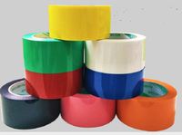 Wholesale 2021 hot sale Red sealing tape Color tape Yellow black orange white adhesive tape Packing Shipping