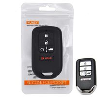 Wholesale 5 Button Silicone Remote Car Key Case Fob Cover For Honda Civic Accord Cr v Pilot Crv Holder Shell Protector