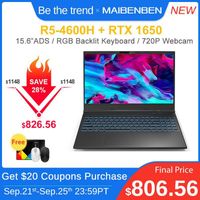 Wholesale Laptops ARRIVAL MAIBENBEN Maibook X546 Gaming Laptop AMD Ryzen5 H GEFORCE GTX G quot ADS RGB Backlit Keyboard Black