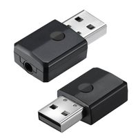 Wholesale USB BT Audio Receiver Transmitter Wireless Music Adapter mm AUX Jack for Car TV PC Speaker Headphone