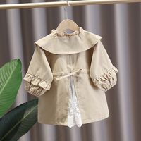 Wholesale Girls Windbreaker In The Spring and Autumn Long New Coat Autumn Clothes Foreign Style Online Celebrity Children s Clothing Autumn