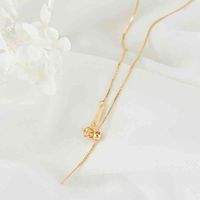 Wholesale Simple Dign Width mm Chain with Positioning Beads K Gold Plated Box Chain Necklace