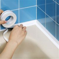 Wholesale Bathroom Kitchen Accessories Shower Bath Sealing Strip Tape Strip Self Adhesive Waterproof Wall Sticker Sink Edge Tape Stickers