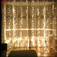 Wholesale Christmas Decorations M LED Star String Lights Garland Lamp Curtain Outdoor Holiday Light Home Indoor Decoration zMM2541
