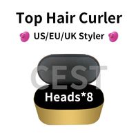 Wholesale hair styler curler professional salon tools eu us uk version heads curling iron for normal hair gift box fast specil