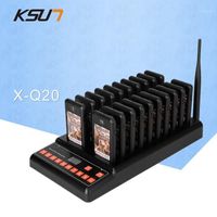 Wholesale KSUN T Q20 Restaurant Pager Wireless Calling System Pager Receivers For Clinic Coffee Shop Waiter Pagers Queue System1