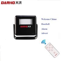 Wholesale Smart Home Sensor DarhoHello Welcome DingDong Wireless Door Bell Music Switch PIR Motion Shop Store Entry Chime Remote Control