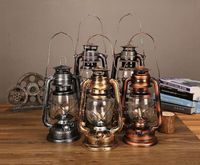 Wholesale Hot sale cm old lantern bronze kerosene lamp old oil lamp vintage lantern retro nostalgic photography props