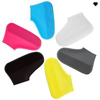 Wholesale Waterproof Shoe Cover Silicone Material Unisex Shoes Protectors Rain Boots for Indoor Outdoor Rainy Days Reusable DHA407 N2
