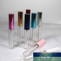 Wholesale 30pcs ml dazzling electroplate lip gloss tube in bulk empty lip gloss tube cosmetic packing