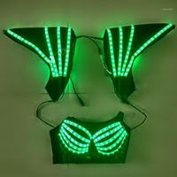 Wholesale LED light corset waistcoat waistcoat nightclub bar DJ DS GOGO dance stage performance costume party festival carnival outfit1