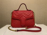 Wholesale Hot Sale Luxury Designer New Style Marmont Shoulder Bags Women Gold Chain Cross Body Bag PU Leather Handbags Purse Female Messenger Tote Bag
