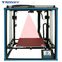 Wholesale Printers Tronxy X5SA E D Printer Dual Extruder In Out Two Colors Head DIY Kits mm Auto Level Printing Machine Impresora d1