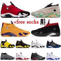 Wholesale WITH SOCKS Fortune Jumpman Mens s Basketball Shoes Gym Black Toe Red Lipstick Candy Cane Desert Sand Light Graphite Hyper Royal Trainers Sports Sneakers Size