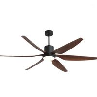 Wholesale Electric Fans Inch Big Ceiling With Lights ABS Blades Dimming Light Fan Lighting For Foyer Living Room Bedroom1