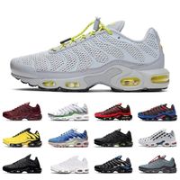 Wholesale Toggle Lacing III TN sports Shoes Total Crimson orange Triple Black RED Men cushion Outdoor cool Trainers Casual Sports Sneakers US7