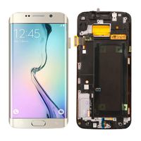 Wholesale G925 LCD Super AMOLED For Samsung Galaxy S6 Edge SM G925F LCD Display Touch Screen Digitizer Assembly Replacement spare parts