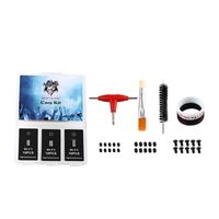 Wholesale Demon killer Care Kit with Stainless Steel Screws Allen Key Hex Socket Set and Round Head Cross Screw Fit RDA Ecig DHL Free