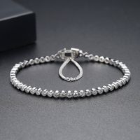 Wholesale 2 mm stone cm cm Length sterling silver Bracelet bangles Men for Men and Women Jewelry new S4773