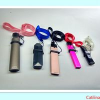 Wholesale Lanyard clips necklace string neck chain strap for coco myle mt phix jul smpo ego evod battery flat vape pen with silicone o ring