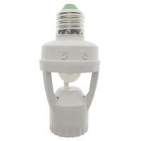 Wholesale Smart Home Sensor AC V Degrees Pir Induction Motion IR Infrared Human E27 Plug Socket Switch Base Led Bulb Lamp Holder