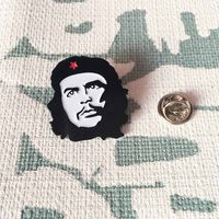 Wholesale 50pcs Military Lapel Pin Brooch Custom Enamel Badges Socialist Liberal Gift or Art Metal Craft mm Che Guevara Rebel Pins