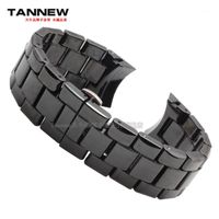 Wholesale Watch Bands White Black Ceramic Bracelet mm mm For Ar1425 Ar1423 Ar14261