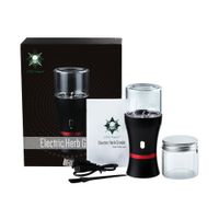Wholesale Smoking Grinders Set LTQ Vapor electric herb grind Tobacco Dry with USB Crusher Smasher Charge Accessories