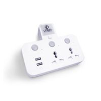 Wholesale Creative Smart White Multi channel Power Cord Plug Extension Socket Usb Power Strip with Night Light Multi function Switchboard