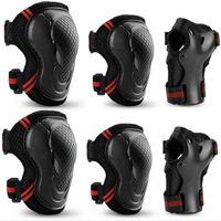 Wholesale Elbow Knee Pads Children Adults Skating Protective Gear Set Boys Girls Protector Wrist Support Sports Safety Skateboard1