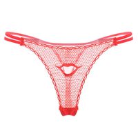 Wholesale for Women Sexy Open Mouth Underwear G String Briefs Sexy Breathable Solid Lingerie Jockstrap Girl Panties Thong