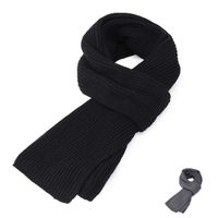 Wholesale Men s Knitted Scarf Winter Muffler Warm Face Protection Earflaps Shawl Chenille Hand Knitting Scarves Leisure Black Grey
