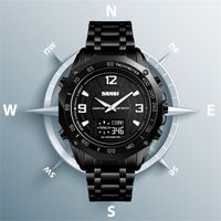 Wholesale Men Calorie Sport Wristwatch Luxury Compass Thermometer Digital Watch Fashion Men s Stopwatch Pedometer Military Watch Bracelet