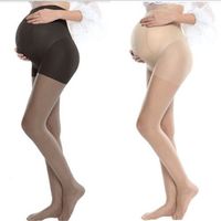 Wholesale Pregnant Women s U shaped Stockings Anti Hook Silk Spring and Summer Fat Mm Bottoming Stockings Black Flh Pantyhose Large Female