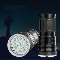 Wholesale Flashlights Torches LED Rechargeable Aluminum EX T6 Torch Lumens Battery Outdoor Camping Powerful