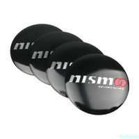 Wholesale 4PCS D Nismo LOGO Tire Wheel Center Hub Caps Waterproof Sticker Decals For Nissan NOTE X TRAIL Murano Altima Sylphy