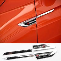 Wholesale Car Side Wing Fender Motion Logo Emblem D Trim Sticker For Volkswagen VW Tiguan MK2 x4 MOTION Original Accessories