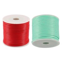 Wholesale Yarn Meters Roll Mm Round Waxed Thread Necklace Rope Leather Cord For Jewelry Making Red Light Green