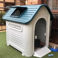 Wholesale Four seasons cage shed villa large dog house outdoor rain proofE5B7